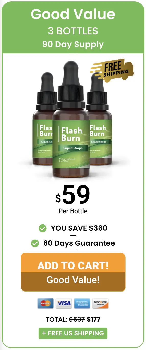 Buy Flash Burn 3 bottles &mdash; most popular choice